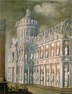 Fantaisie architecturale représentant la guérison du paralysé, 1622 - Francois de Nome